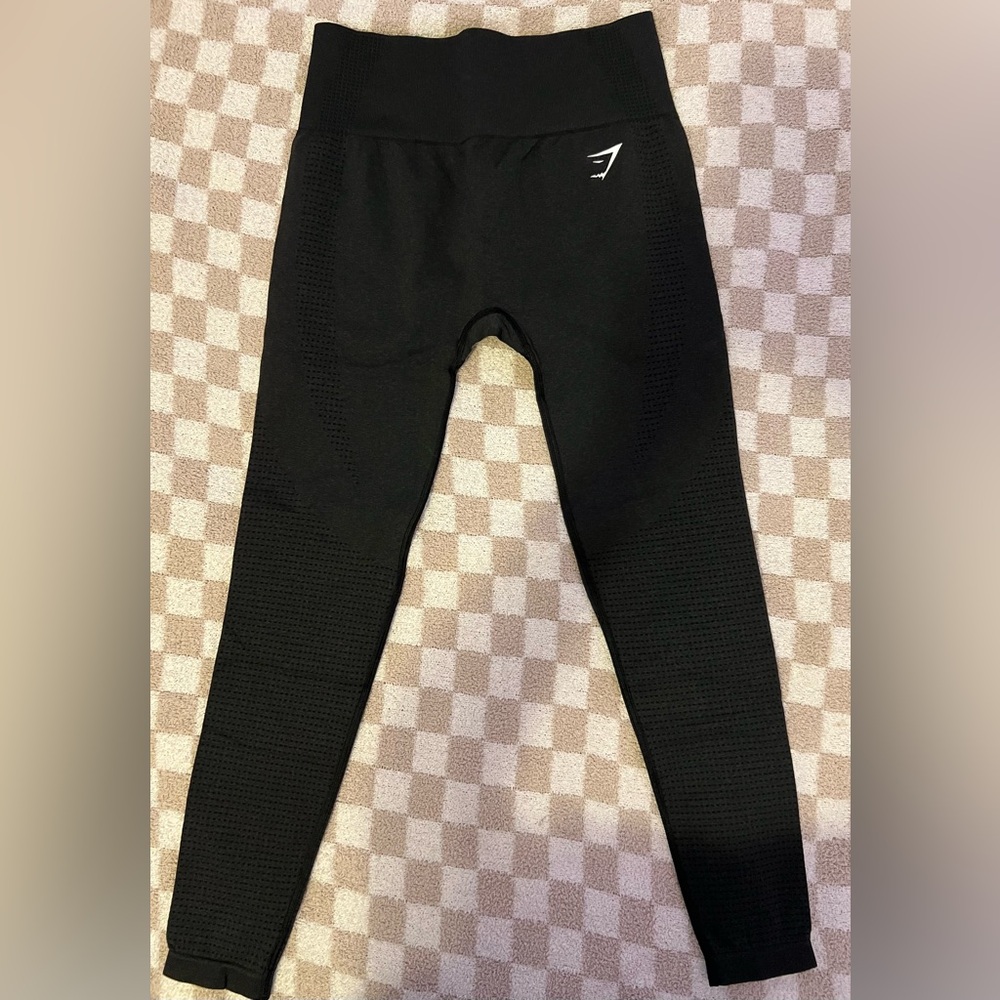 Gymshark Jet Black Performance Leggings